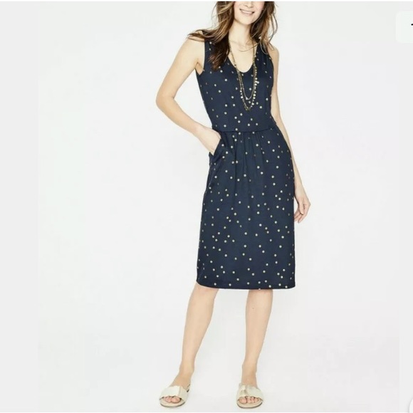 polka dot jersey dress